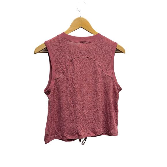 Lululemon Cinch Me Up Front Tank Veil Cherry Tint Size 8 - Picture 6 of 8